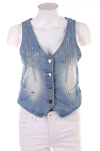SECONDHAND Jeansweste Weste L blau - Bild 1 von 4
