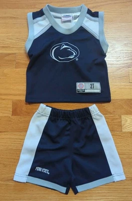Penn State Nittany Lions Toddler 2T Team Mesh Tank Top & Short Set PSU Sport - Image 1 of 4