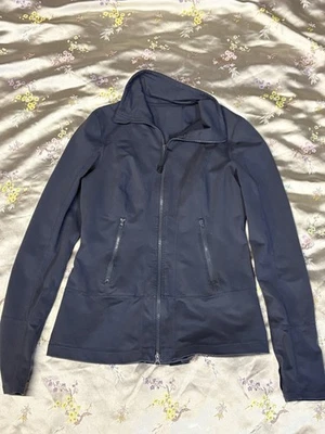 Z by Zella Womens Gray Full-Zip Athletic Active Workout Jacket Size Small - Image 1 of 4