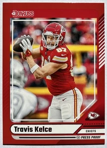 2024 Panini Donruss - Red Press Proof #285 Travis Kelce Kansas City Chiefs NFL - Bild 1 von 2