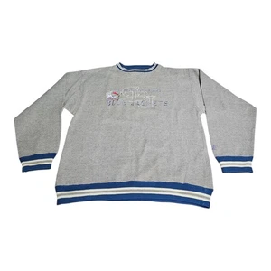 Vintage Columbus Blue Jackets NHL Embroidered Sweatshirt Gr. L Logo Athletic 90s - Bild 1 von 7