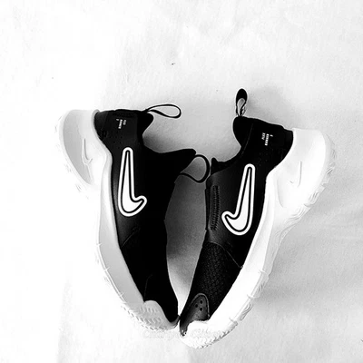 Boy's Nike, Flex Runner 3 Sneaker FN1294-005 Black/White|NWOB Sz 10 Toddler - Image 1 of 4