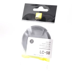 Nikon LC-58 58mm Snap-on Front Lens Cap Camera Cover Accessory Genuine Brand New - Picture 1 of 15