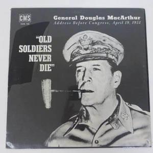 General Douglas MacArthur Address Before Congress, April 19, 1951 Vinyl LP - Foto 1 di 11