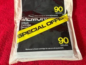 Memorex 8-Track Blank Cartridge Recording Tape 90 Minutes with original package - Picture 1 of 3