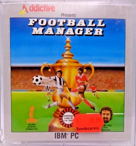 IBM PC -- FOOTBALL MANAGER (ADDICTIVE - 5,25" DISK) #NOS - Picture 1 of 2