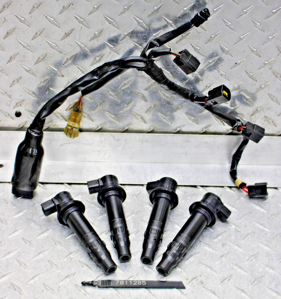 2009 年雅马哈 YZF R1 发射线圈套装带线束 — 第 1/4 张图片