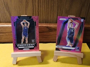 Pulsar rosa emergente Zach Edey 2024-25 Rookie SSP/42 y Pink Prizm SP/249 RC 🔥 - Imagen 1 de 23