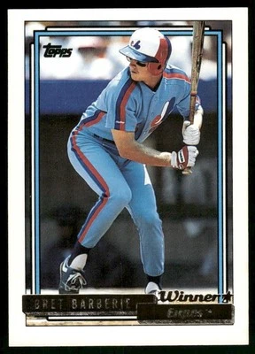 Bret Barberie 1992 Topps Montreal Expos #224 Near Mint or Better - Image 1 of 2
