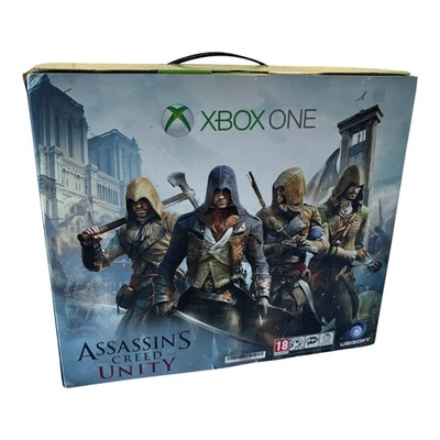 Microsoft Xbox One 500GB Spielekonsole - Schwarz mit Controller und 2 Spiele OVP - Bild 1 von 4