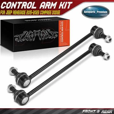 Barra estabilizadora delantera y trasera 2 piezas para Jeep Renegade 2015-2023 Compass Dodge Hornet Foto 1 de 4