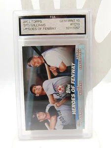 2001 Topps Combos Yastrzemski Williams Garciaparra #TC13 Red Sox FGS 10 GEM-MT - Picture 1 of 3