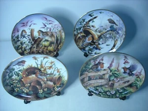 Choose ONE OR MORE Plates FOUR SEASONS OF ROBINS Danbury Mint Plate 350g  - Picture 1 of 5