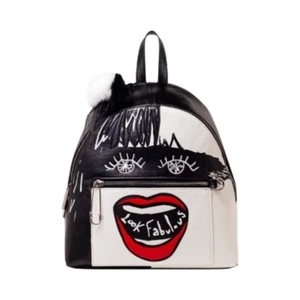 Danielle Nicole Disney Cruella de Vil Look fabelhafter Rucksack 101 Dalmatiner Neu mit Etikett - Bild 1 von 18