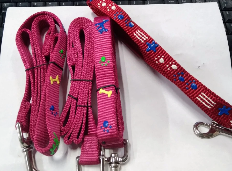 Hamilton Squiggles Funwear Nylon Dog Leash  5/8" - Image 1 of 1