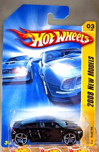 2008 Hot Wheels #3 New Models 3/40 AUDI R8 Black w/Chrome OH5 Sp Wheel - Variant - Picture 1 of 5