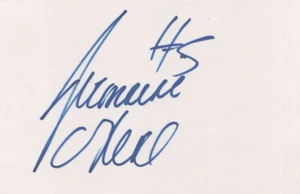Jermaine O'Neal Signed In-Person Indiana Pacers 4x6 Index Card COA Full Signture - Picture 1 of 1