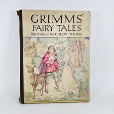 Vintage 1934 Grimm's Fairy Tales Illustrated by Goldy Young ~ Rare Book