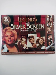 Legends of the Silver Screen : Biographies - 10 DVD Box (DVD, 2011) Sealed - Picture 1 of 3