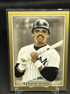 2003 Fleer Showcase Legacy Gold #d 20/150 Reggie Jackson #99 HOF Yankees - Picture 1 of 3
