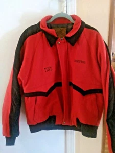 RESISTOL Rodeo Equipment by Cripple Creek Wool Embroidered Jacket RED/BLACK, XL - Picture 1 of 14