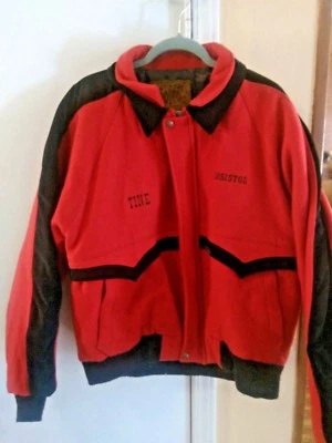 Chaqueta bordada de lana RESISTOL Rodeo Equipment by Cripple Creek ROJA/NEGRA, XL Foto 1 de 4