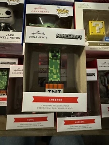 NIB Hallmark Ornaments Minecraft Creeper Christmas Tree Ornaments FREE SHIPPING! - Picture 1 of 4