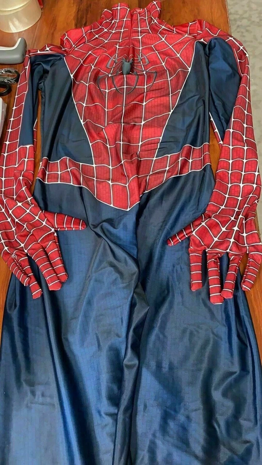 Raimi Spiderman Jumpsuit Spider-man Halloween Cosplay Costume Adult Kid Suit Cos - Image 1 of 4