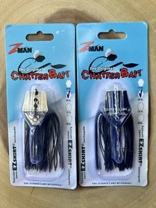 Z-man (Lot Of 2) Chatterbait Original, 3/8oz, Bass Fishing, Free Shipping! NWT! - Picture 1 of 12