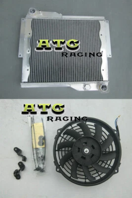 Radiador de aluminio 56 mm + ventilador para MG MGB GT V8 1973-1976 1975 1974 1975 75 Foto 1 de 4