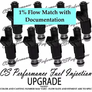 1% Flow Match Bosch III Upgrade Fuel Injectors (8) for Ford V8 5.0 5.8 302 351 - Picture 1 of 1