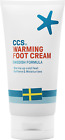 CCS Warming Foot Cream 150ml - Moisturise and Soften Dry Skin and Cold Feet with