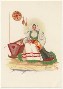 BUSACHI - ORISTANO - COSTUMI - ILLUSTRATORE -6947- - Picture 1 of 1