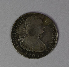 1804 Mexico  8 Reales Carolus IIII Pillar Dollar  Silver Treasure Coin!!!