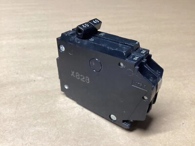 General Electric TQP240 2 Pole Circuit Breaker 40A 120/240V #105L139*CO - Image 1 of 4
