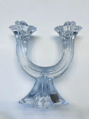 Candelabro de cristal Mikasa Harlow 2 brazos Austria Foto 1 de 4