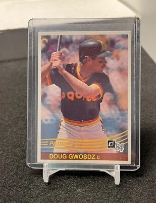 Doug Gwosdz 1984 Donruss card 383 San Diego Padres - Image 1 of 2