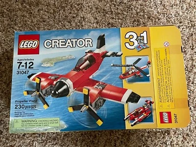 Lego Creator 3-in-1 Propellor Plane (31047); 100% Complete, W/ Box & Instruction - Image 1 of 4
