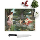 Echo And Narcissus By John William Waterhouse Chopping Board Kitchen Worktop