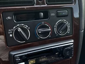 For Toyota Avensis 97-00 Polished Aluminum Heater dash panel Surrounds Rings x3 - Picture 1 of 7