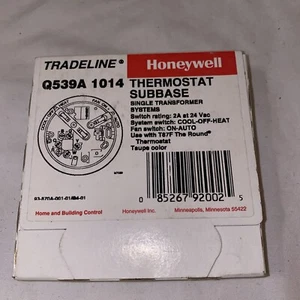 Honeywell Q539A 1014 Thermostat subbase Use with T87F Sealed - Picture 1 of 1