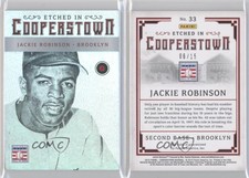 2015 Panini Cooperstown Etched in Gem Ruby /15 Jackie Robinson #33 HOF