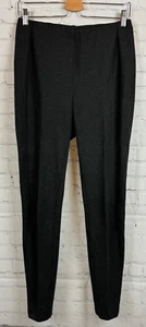J.JILL gray black check houndstooth knit stretch Ponte leggings pants M NWOT - Picture 1 of 7