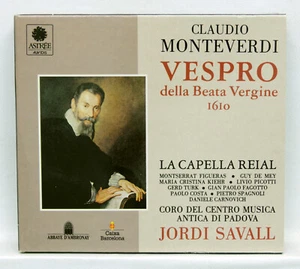 JORDI SAVALL - MONTEVERDI vespro della beata vergine ASTREE 2xCDs NM - Picture 1 of 2