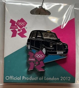 Taxi taxi de Londres ~ ICON Landmark ~ Insignia de prendedor olímpico ~ Juegos de Londres 2012 - Imagen 1 de 6