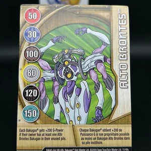 Bakugan ALTO BRONTES Metal Gate Card GOLD 2009 BA645-GA-SM-GBL 15/48q - Picture 1 of 7