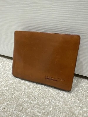 Pierre Cardin Evolution Brown Genuine Leather Wallet Men Women Italian, Used - Image 1 of 4