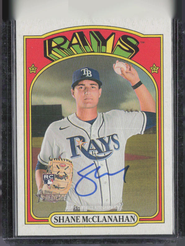 2021 Topps Heritage #ROA-SM Shane McClanahan Real One Autographs High Number
