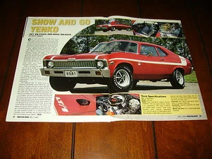 1970 YENKO DEUCE CHEVROLET NOVA ***ARTICOLO ORIGINALE 2004*** - Foto 1 di 1