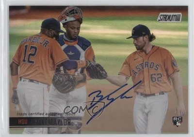 2021 Topps Stadium Club Rainbow Foil /10 Blake Taylor #SCBA-BT Rookie Auto RC - Image 1 of 2